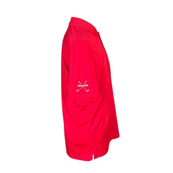 Under Armour Men's Medium Red Polo Shirt Bergen Catholic Golf HeatGear Loose M - Picture 6 of 7